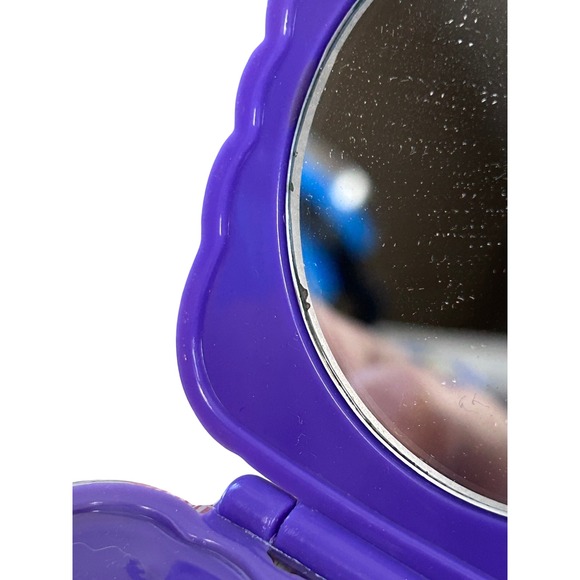 Vintage Goody Purple Purse Mirror Compact Double Sided New on Card 90s - Picture 5 of 5